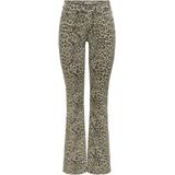 ONLY - ONLBLUSH MID FLARED LEO DNM DOT CS - Dames - Jeans