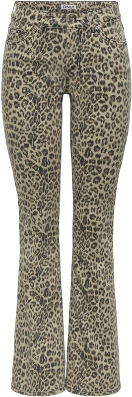 ONLY - ONLBLUSH MID FLARED LEO DNM DOT CS - Dames - Jeans