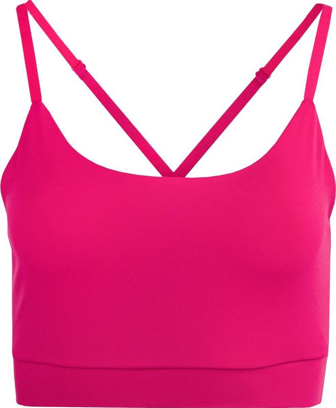 Dames yoga top fuchsia 2xl - ademend & flexibel