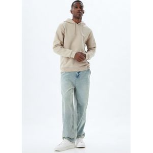 Koton - Sweatshirt - Beige - Effen - Lange Mouw