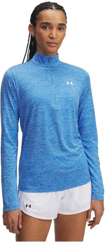 Under Armour - Longsleeve Tech 1/2 Zip-Twist - Blauw