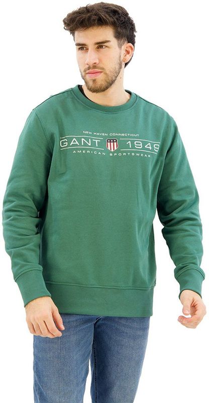 Gant Graphic Sweatshirt Groen M Man
