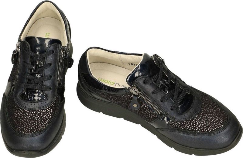 Waldlaufer - K-Jenny - Sneakers - Donkerblauw - Extra Brede Damesschoenen