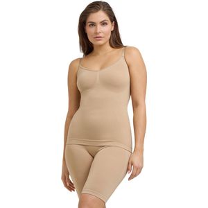 FALKE Shaping Top met vormgevend effect functioneel materiaal top van onderlaag dames bruin - maat S