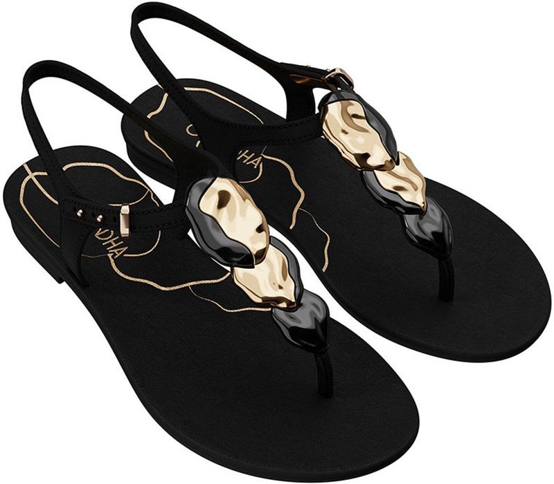 Grendha - Refino - Sandalen - Zwart - EU 37 Vrouw