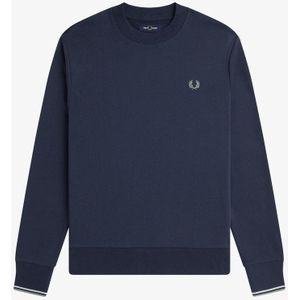 Fred Perry - M7535 Z47 - Sweatshirt - Blauw - Katoen