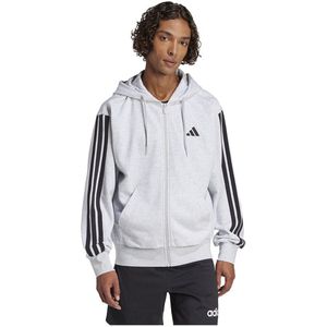 Adidas Essentials 3 Stripes French Terry Sweatshirt Met Rits Grijs 3XL / Regular Man