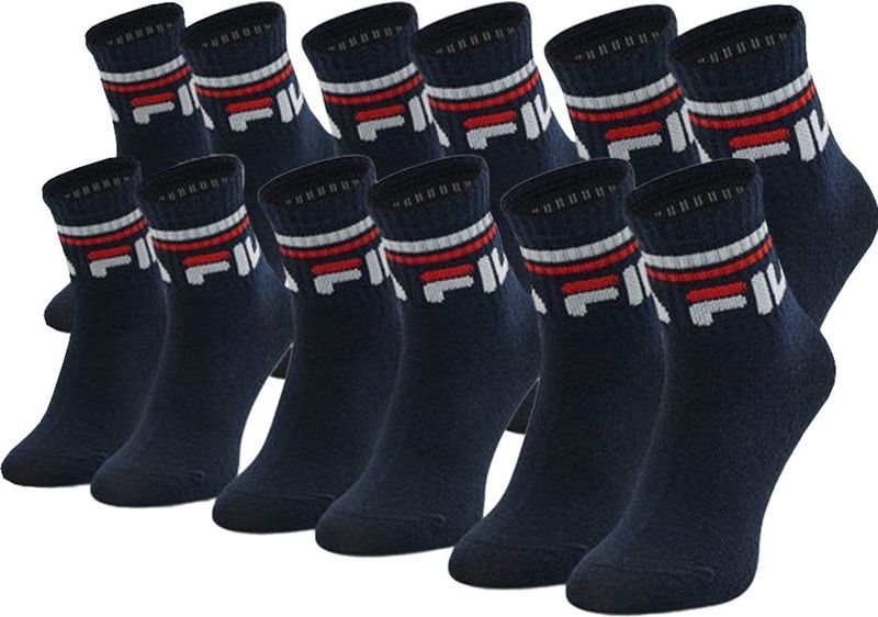 Enkelsokken - Navy - 6 Paar - Anatomisch Vormgegeven