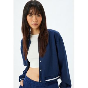 Relax - College Kraag Sweatshirt - Normale Lengte - Lange Mouw