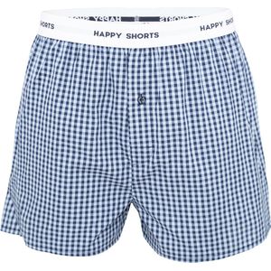 Happy Shorts Boxershorts  lichtblauw / donkerblauw / zwart / wit