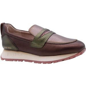 Hispanitas - Kansas - Leren Mocassins - Bruin - Casual Schoenen