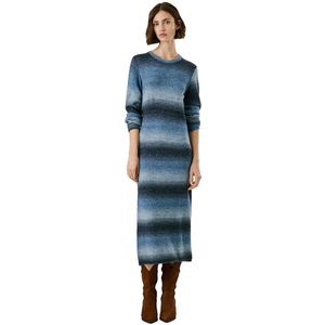 Pepe Jeans - PL9537713 - Jurk - Blauw - Casual - Lange Mouwen