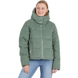 Ragwear Roobie Cordy Dames Winterjas - groen - S
