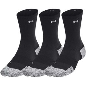 Under Armour - Ad Run Cushion 3Pk Crew - Laufsokken - Zwart