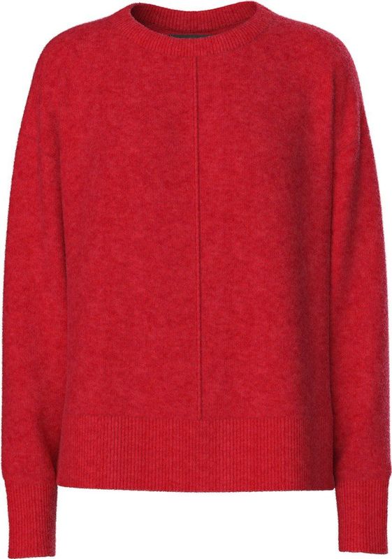 Pieces Trui Pcmalou Ls O-neck Cutline Knit Noos 17156727 Goji Berry/melange Dames Maat - L