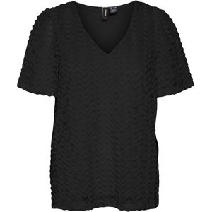 VERO MODA - VMISOLDE - Dames Top - V-Hals - Korte Mouwen