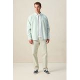 Sissy-Boy - Lichtgroen - Overhemd - Gestreept - Lange Mouwen