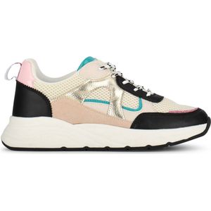 POSH by Poelman - RIVER - Dames Sneakers - Zwart - Chunky Zool