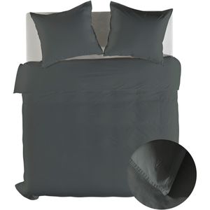 Dekbedovertrek - Wit - Katoen - 140x200 cm