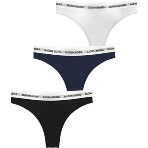 Bjorn Borg Logo Thong 3 Pack