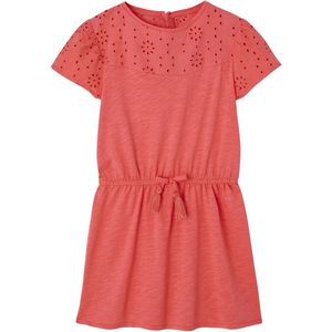 Meisjesjurk - Lila - Met Engels Borduursel - Katoen