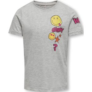 ONLY KOGLANA LIFE O-NECK TOP BOX JRS Meisjes T-shirt - Maat 122/128