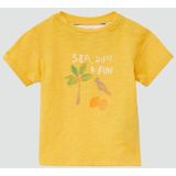 s.Oliver - T-Shirt - Katoenen Jersey - Met Print - Korte Mouwen