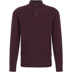 WE Fashion Heren slim fit trui met structuur