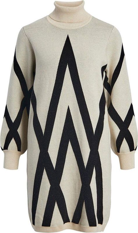 Object - Ray Lang Mouw Jurk - Dames - Gebreide Jurk - Zacht Handgevoel