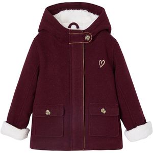 Mantel - Geel - Met Capuchon - Wol - Sherpa Voering - Voor Meisjes