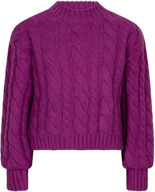 Indian Blue Jeans Meisjes trui gebreid - Bessen roze