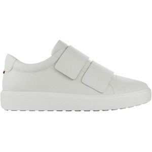 ECCO - Women Soft 60 W Two Strap - Sneaker - Wit - Leer