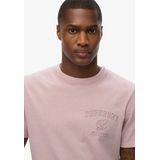 Superdry - Athletic relaxed T-shirt met reliëfopdruk - Heren - T-shirts