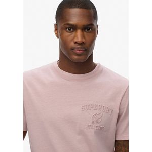 Superdry - Athletic relaxed T-shirt met reliëfopdruk - Heren - T-shirts