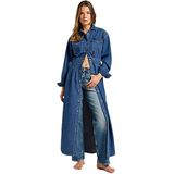 Lee Belted western dress blue fusion