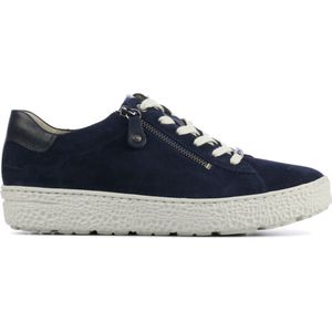 Hartjes Vrouwen Leren Lage sneakers / Damesschoenen 140162 - Blauw combi - Maat 36.5