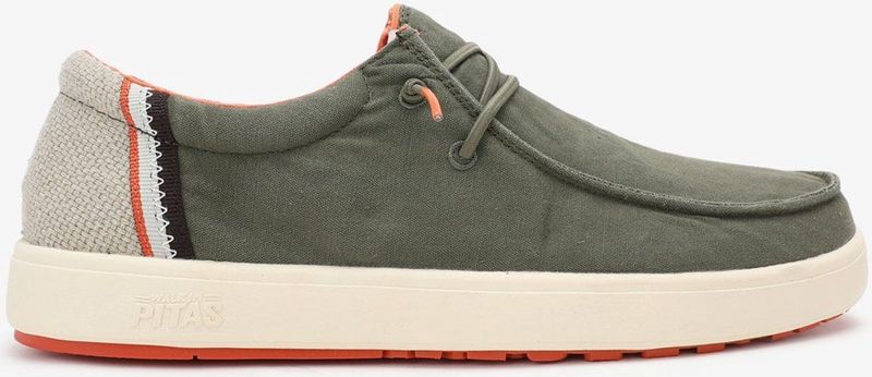 CANA - WALK IN PITAS - Casual Mocassins - Blauw - Textiel - Lichtgewicht