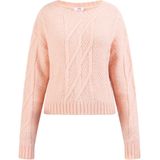 MYMO - Trui - Pastelroze - Losse Pasvorm - Lange Mouw