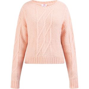 MYMO - Trui - Pastelroze - Losse Pasvorm - Lange Mouw