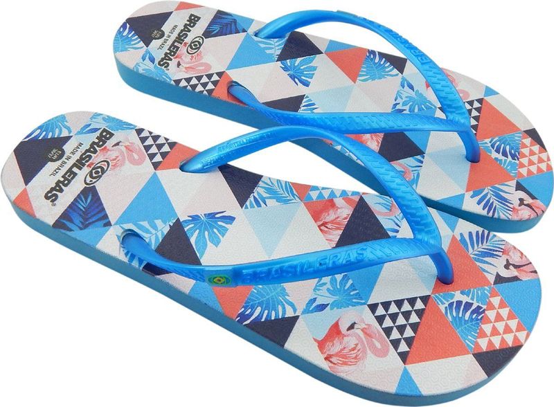 Brasileras Slippers dames- Blauw- 34/35