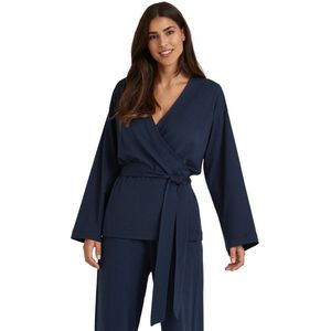 FALKE - Loungewear Kimono - Blauw - Cardigan