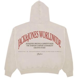 Jack&jones - Jorfrederiksberg Margate Sweat Hood Bf - Heren - Sweaters