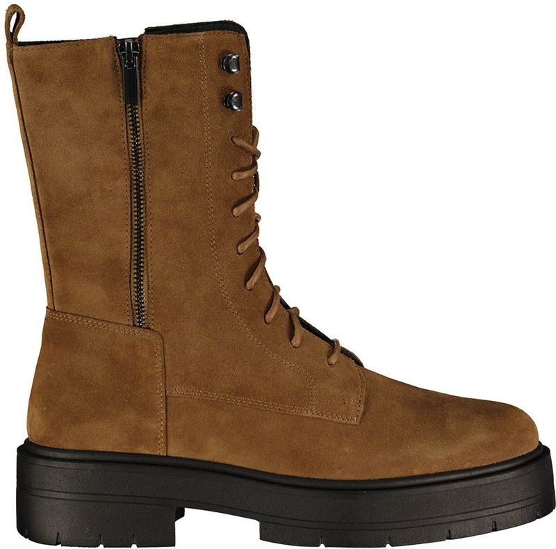 Geox - Spherica - Veterboots - Zwart - Hoogwaardige Materialen