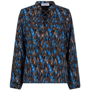 Lofty Manner - Blouse Amina Qh16 - Faded Flower Print - Dames