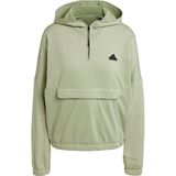 Adidas City Escape Fleece Hoodie Groen M Vrouw