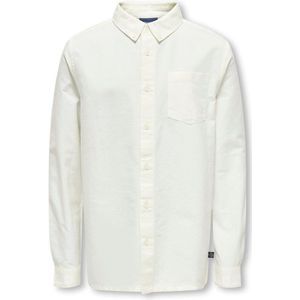 ONLY - Overhemd Rasmus - Cloud Dancer - Maat 128