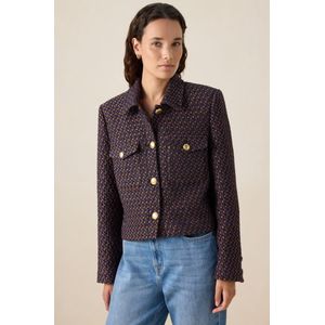 Sissy-Boy - Bouclé Jack - Donkerbruin - Regular Fit