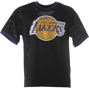 Oversized mesh t-shirt la lakers nba team logo