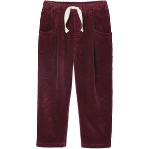 Ribbroek - Chocoladebruin - Losse Pasvorm - Meisjes - Van Fluweel