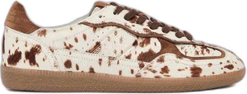 Tb. 490 Rife - Sneakers - Crèmekleurig - Kalfshaar - Koeienhuidpatroon